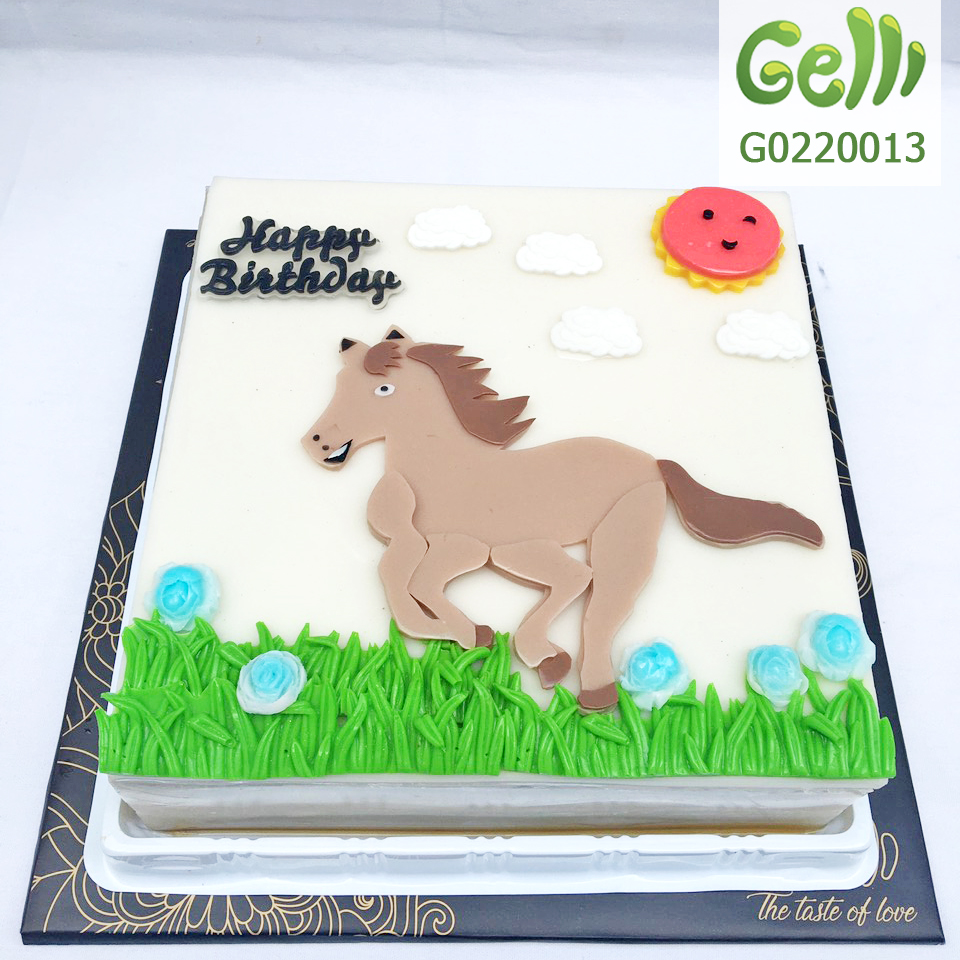Bánh sinh nhật tặng bé tuổi ngựa - Ngựa 1 sừng đáng yêu 1649 - Bánh sinh  nhật, kỷ niệm