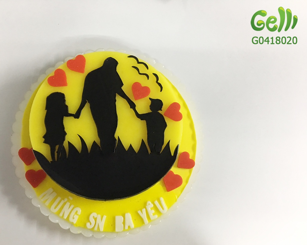 Bánh Sinh Nhật Rau Câu Nhân Flan