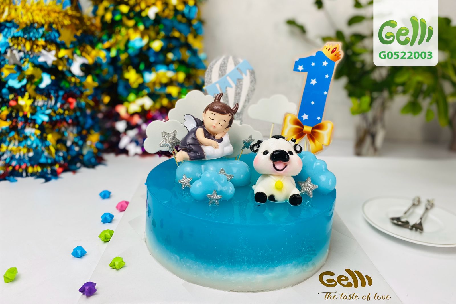 BF308] BÁNH SINH NHẬT TRANG TRÍ FONDANT DÀNH CHO BÉ TRAI TUỔI TUẤT