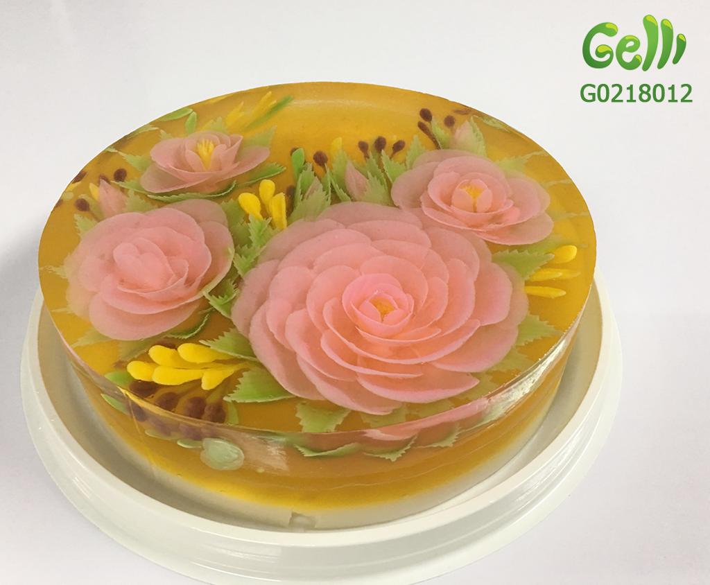 Bánh Sinh Nhật Rau Câu Hoa Hồng_1